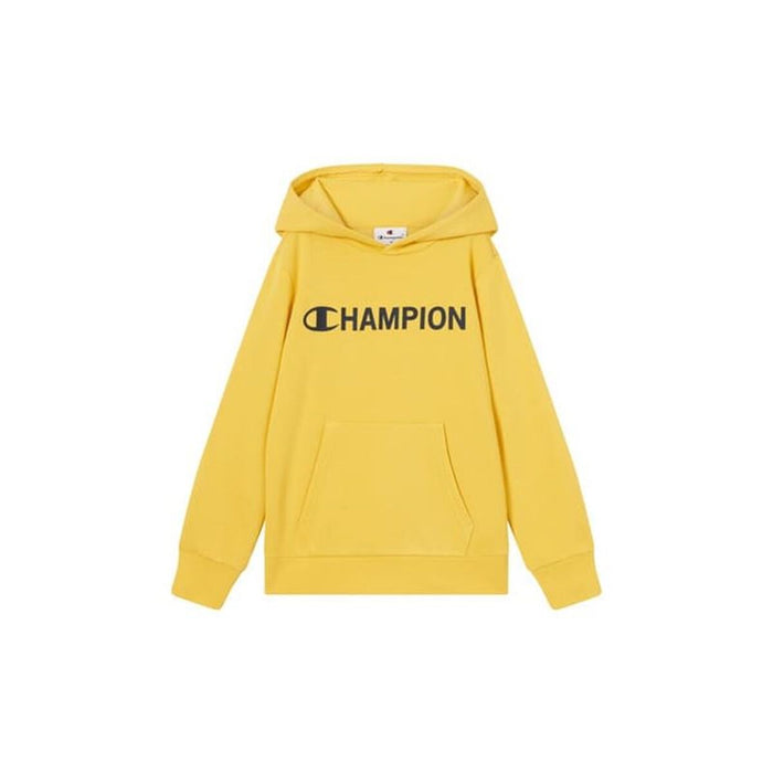 Детски суичър с качулка Champion Graphic Shop Жълт