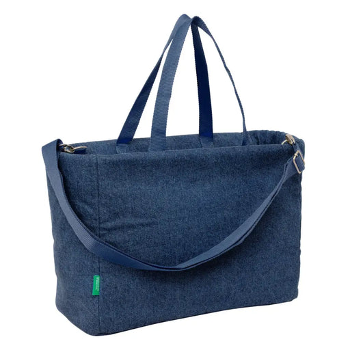 Чанта Benetton Denim Син 40 x 31 x 17 cm