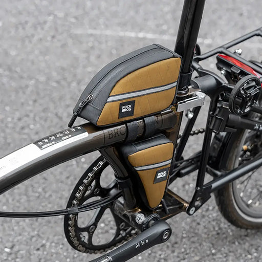 Чанта Rockbros Triangle Bike Frame Bag 0.3l - Кафява