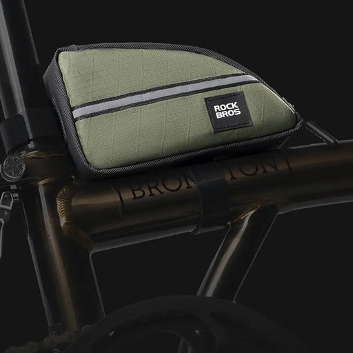 Чанта Rockbros Triangle Bike Frame Bag 0.8l - зелена
