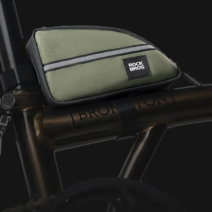 Чанта Rockbros Triangle Bike Frame Bag 0.8l - зелена