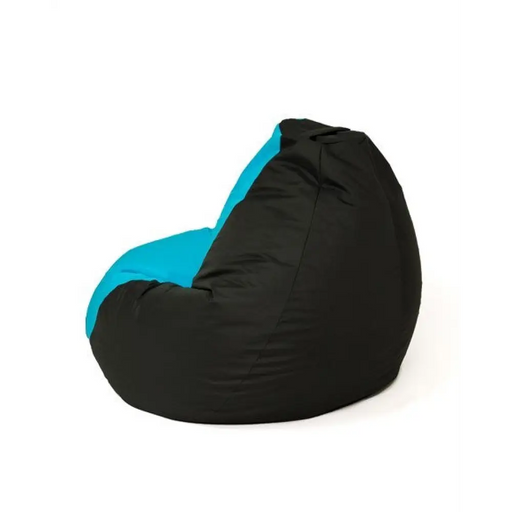 Чанта Sako пуф Круша черно и синьо XL 130 x 90 см