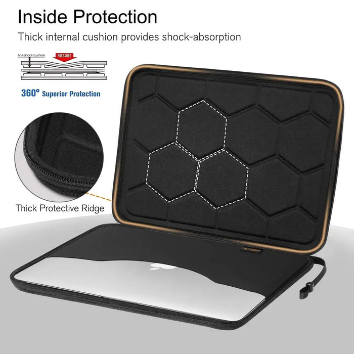 Чанта за лаптоп Tech-Protect Hardpouch 13-14 - Черна