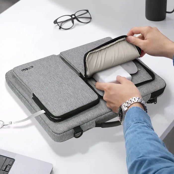 Чанта за лаптоп 13-14 Tech-Protect Defender Bag - сива