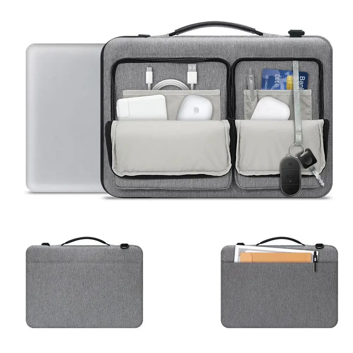 Чанта за лаптоп 13-14 Tech-Protect Defender Bag - сива