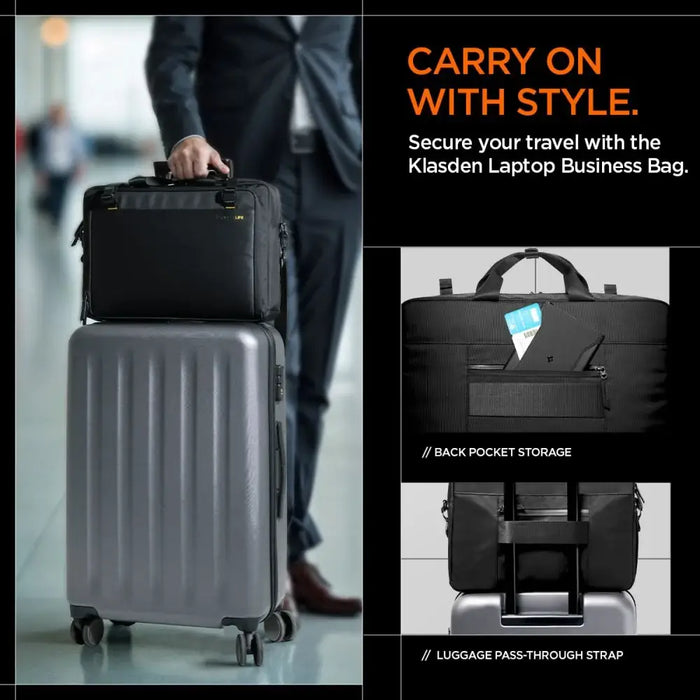 Чанта за лаптоп Spigen KD300 - черна