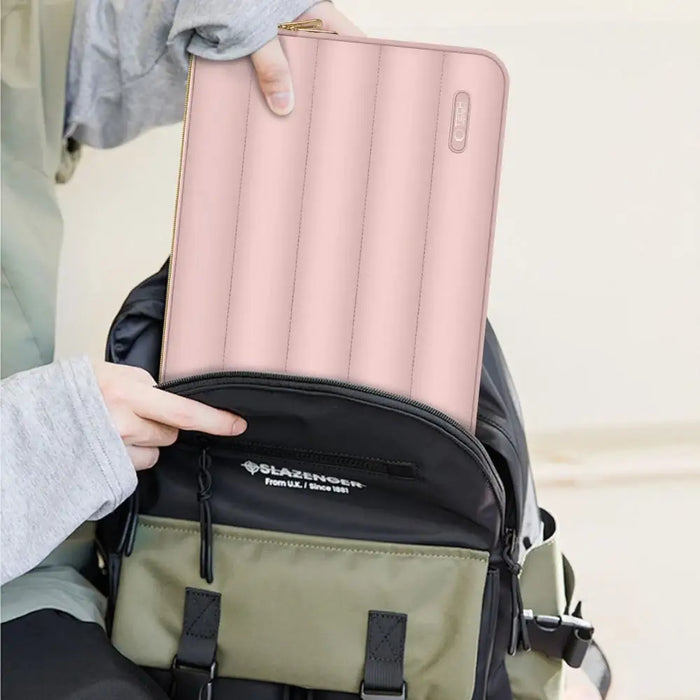 Чанта за лаптоп Tech-Protect Puffy 15-16’’ - розова