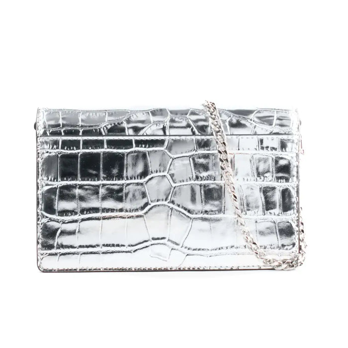 Чанта за Рамо Michael Kors 32F4SJ6C8K-SILVER Сив 22 x 14 x