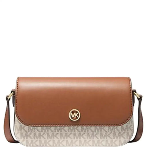 Чанта за Рамо Michael Kors 35F4GTVC1B-VANILLA Бежов 21 x 14