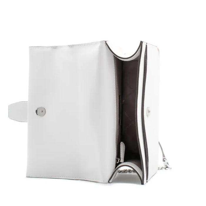 Чанта за Рамо Michael Kors Greenwich Бял 20 x 18 x 6 cm