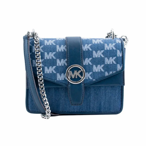 Чанта за Рамо Michael Kors GREENWICH Син 21 x 15 x 8 cm