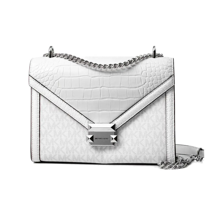 Чанта за Рамо Michael Kors Whitney Бял 24 x 18 x 8 cm