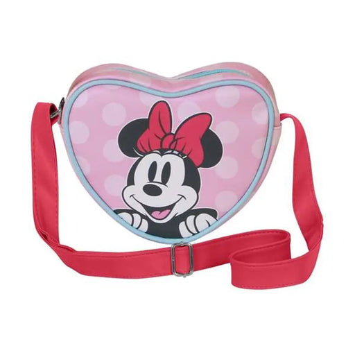 Чанта за Рамо Minnie Mouse Розов 15,5 x 21 x 6,5 cm