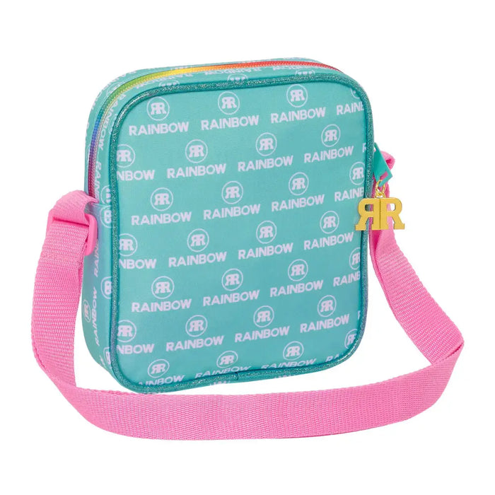 Чанта за Рамо Rainbow High Paradise цвят тюркоаз 16 x 18 x