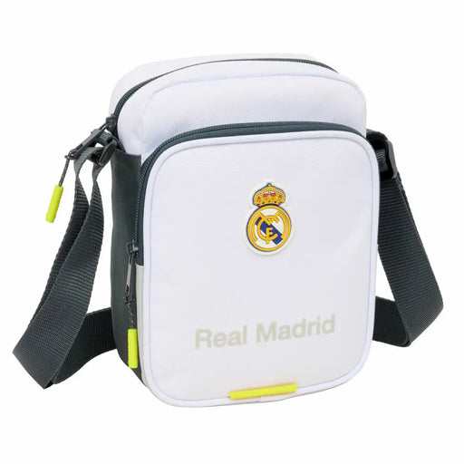 Чанта за Рамо Real Madrid C.F. Бял 16 x 22 x 6 cm
