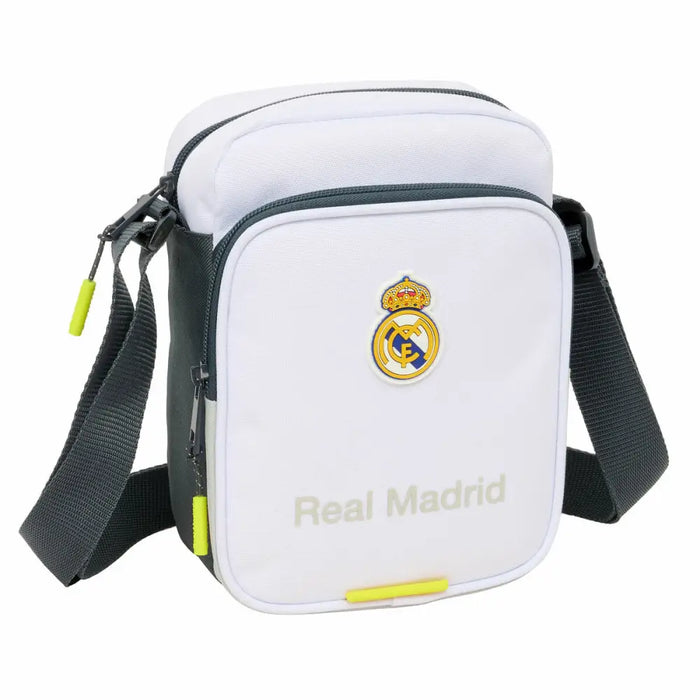 Чанта за Рамо Real Madrid C.F. Бял 16 x 22 x 6 cm