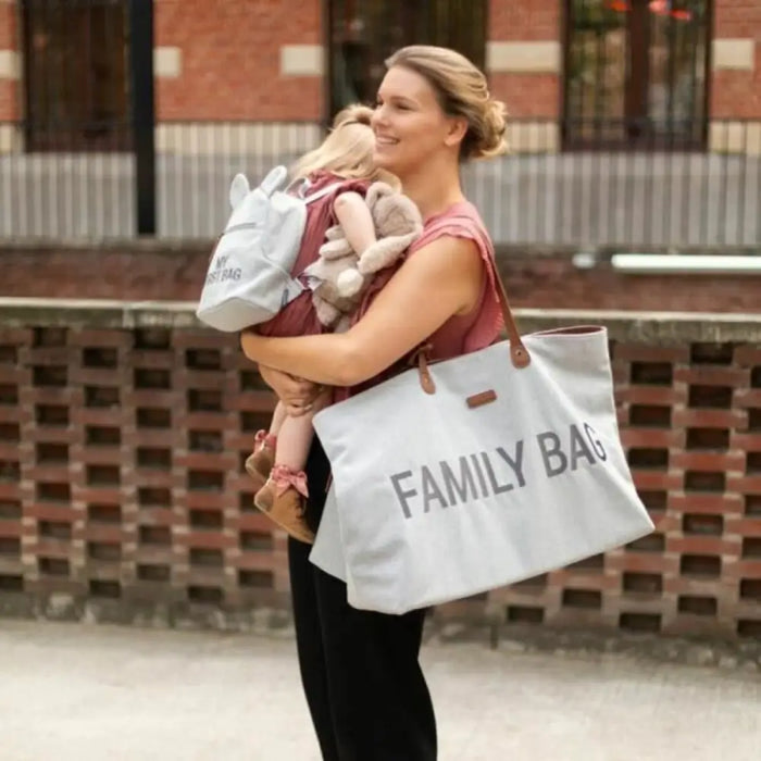 Чанта за Смяна на Пелени Childhome Family Bag Сив