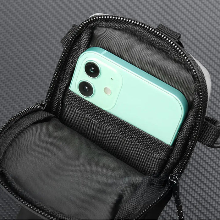 Чанта за телефон Wozinsky WSDB-B с гривна за бягане - черна