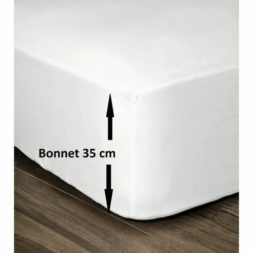 Чаршаф с ластик Lovely Home Бял Двойно легло 140 x 190 cm