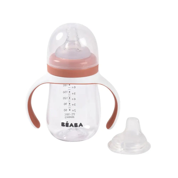 чашата за обучение Béaba Оранжев 210 ml