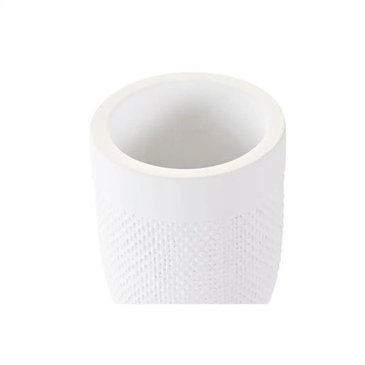 Чаша DKD Home Decor Бял Цимент 8 x 8 x 10,5 cm