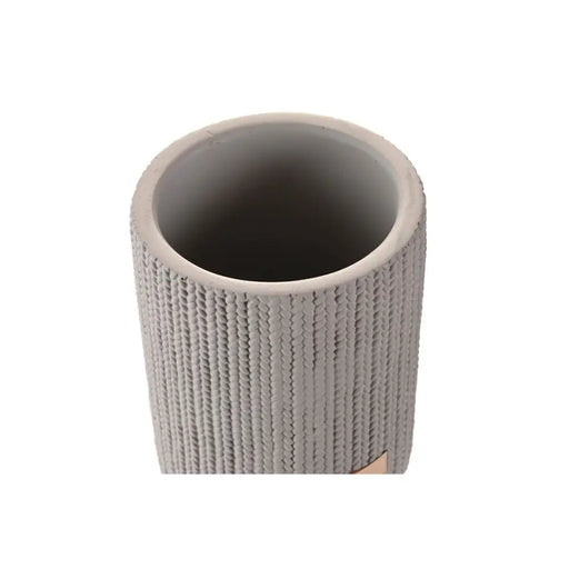 Чаша DKD Home Decor Сив Цимент 8 x 8 x 10 cm