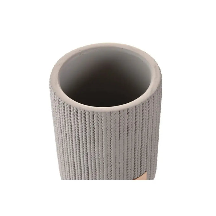 Чаша DKD Home Decor Сив Цимент 8 x 8 x 10 cm