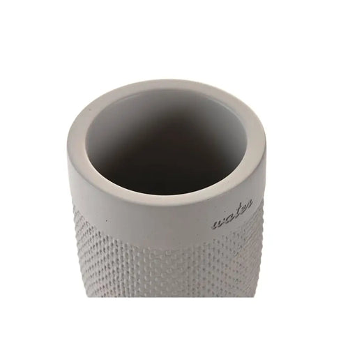 Чаша DKD Home Decor Сив Цимент 8 x 8 x 10,5 cm