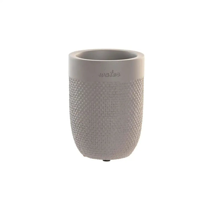 Чаша DKD Home Decor Сив Цимент 8 x 8 x 10,5 cm