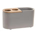 Чаша DKD Home Decor Сив Естествен Бамбук Цимент 11 X 4,5 X