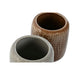 Чаша Home ESPRIT Кафяв Сив Каменинов 8,5 x 8,5 x 10 cm (2
