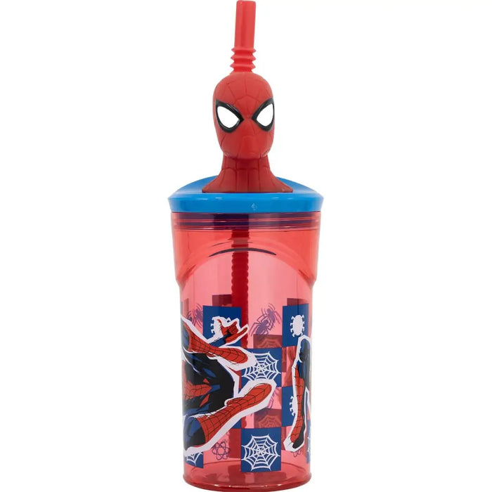 Чаша със Сламка Spider-Man CZ11338 3D