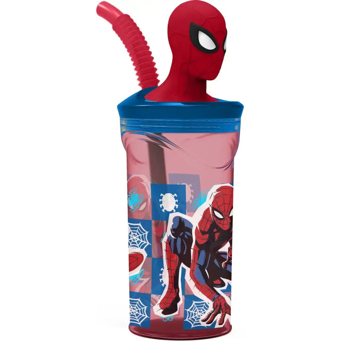 Чаша със Сламка Spider-Man CZ11338 3D