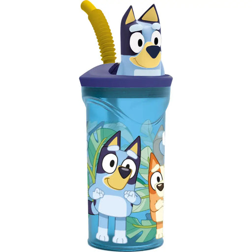 Чаша със Сламка Bluey PVC 3D