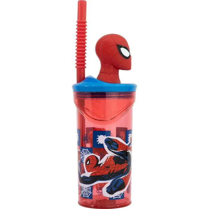 Чаша със Сламка Spider-Man CZ11338 3D