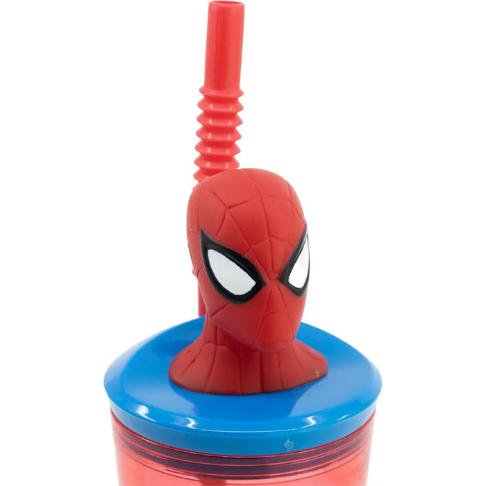 Чаша със Сламка Spider-Man CZ11338 3D