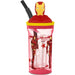 Чаша със Сламка The Avengers Iron Man Червен 3D
