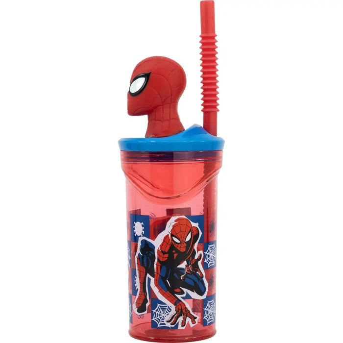 Чаша със Сламка Spider-Man CZ11338 3D