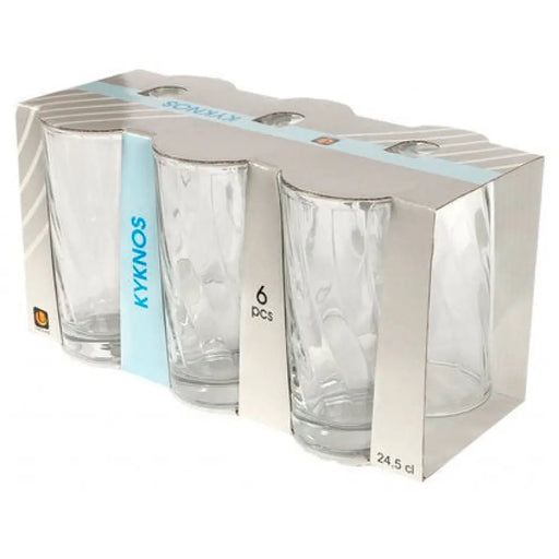 ЧАША ЗА БЕЗАЛКОХОЛНО 245ML 6БР YOI TWIST BRIO