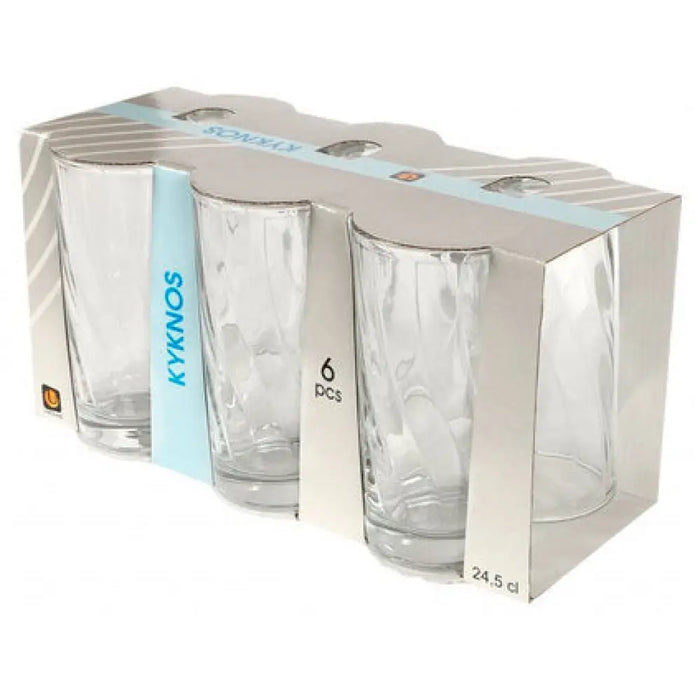 ЧАША ЗА БЕЗАЛКОХОЛНО 245ML 6БР YOI TWIST BRIO