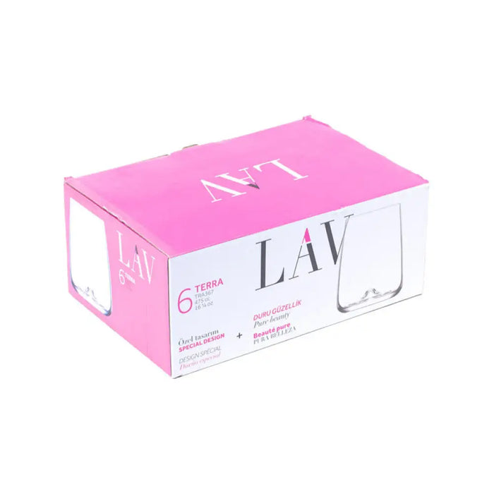 ЧАША ЗА БЕЗАЛКОХОЛНО 475 ML 6 БР LAV