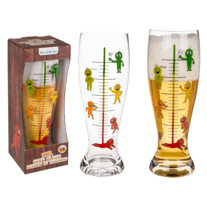 ЧАША ЗА БИРА XXL STAGES OF DRINKING 1300 ML OUT OF THE BLUE