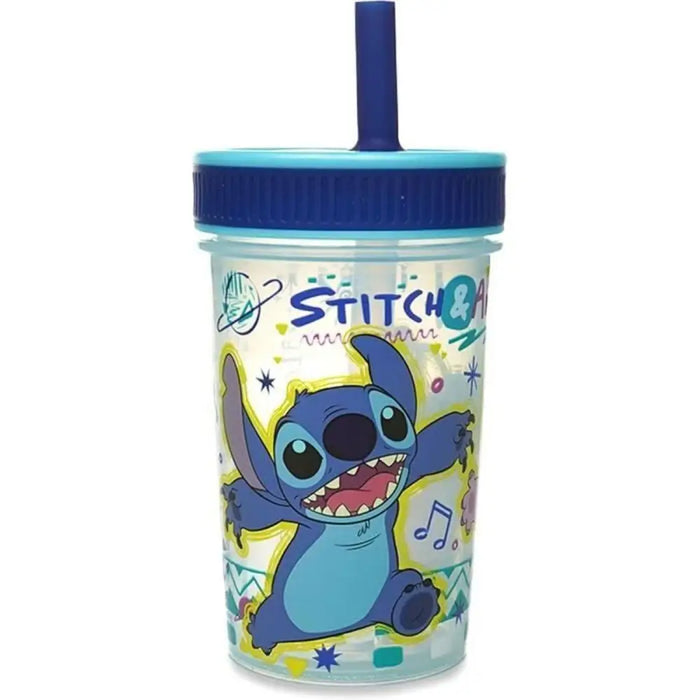чашата за обучение ThermoBaby LILO & STITCH 420 ml Син