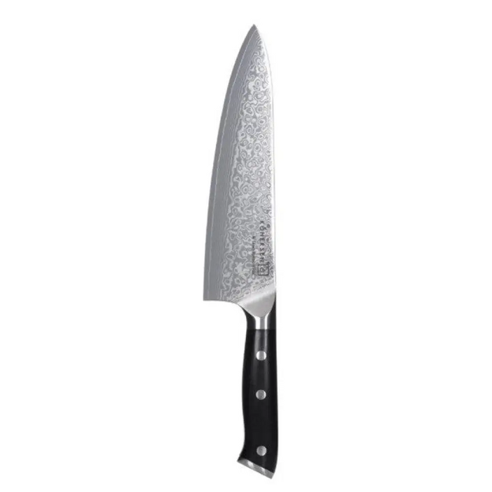 Chef Kohersen Elegance Ebony Wood Нож за готвач Дамаска