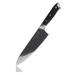 Chef Kohersen Elegance Ebony Wood Нож за готвач Дамаска