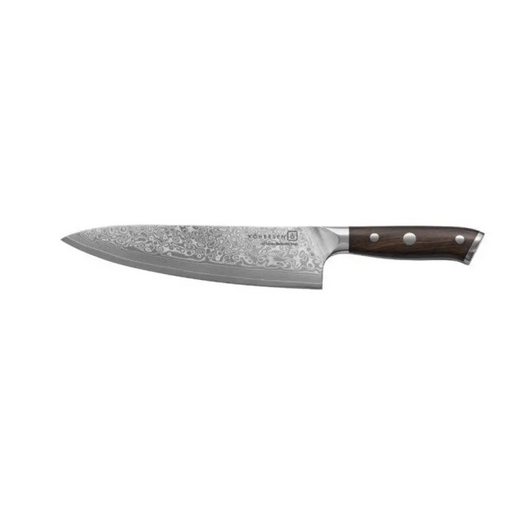 Chef Kohersen Elegance Ebony Wood Нож за готвач Дамаска