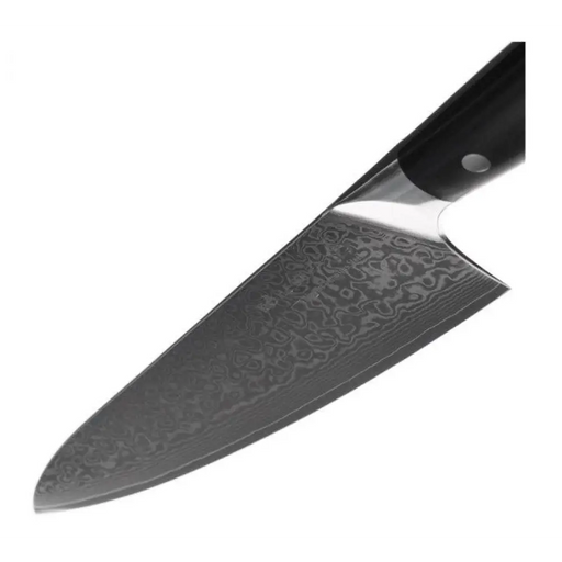 Chef Kohersen Elegance Ebony Wood Нож за готвач Дамаска