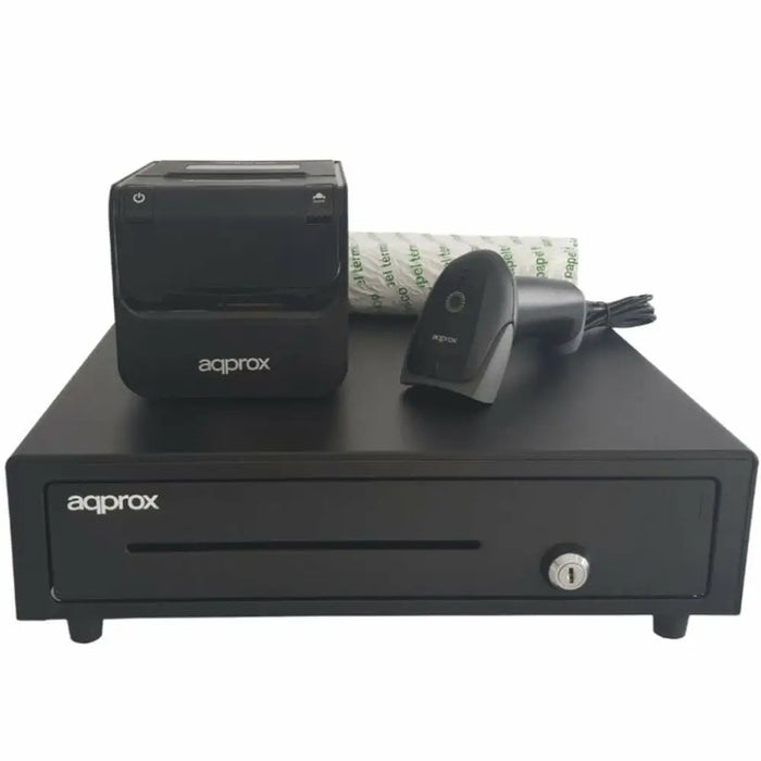 Чекмедже за каса approx! APPPOSPACK4180-2D Черен