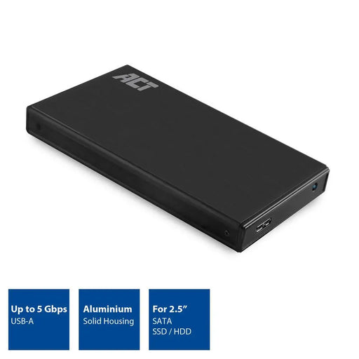 Чекмедже за твърд диск ACT AC1200 SATA 2.5’’ USB-C 3.2 Gen1