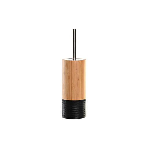 Четка за Баня DKD Home Decor Черен Естествен Бамбук 10 x 10